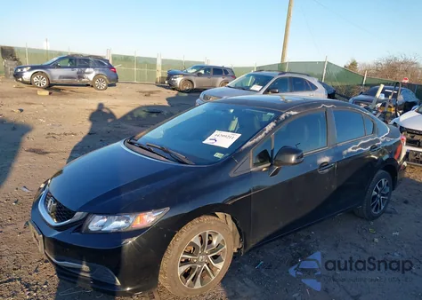 2013 Honda Civic Ex from USA, damaged, VIN 2HGFB2F82DH540787